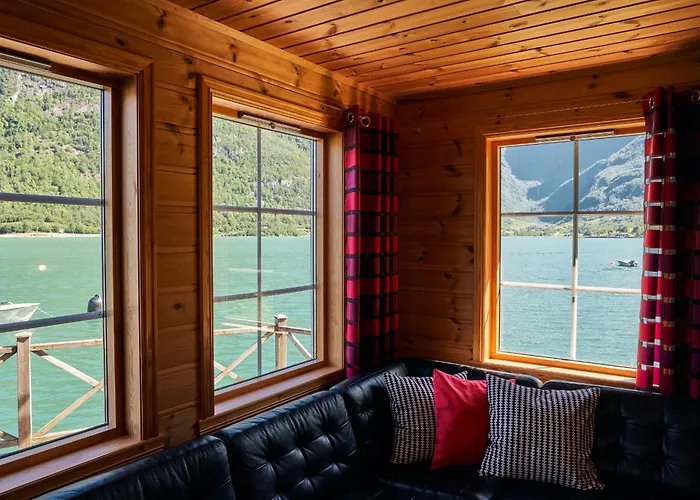 Fjordhytte-4 Nahe Trolltunga, Hardanger, Direkt Am Maurangerfjord In Besonders Attraktiver Umgebung Σπίτι διακοπών