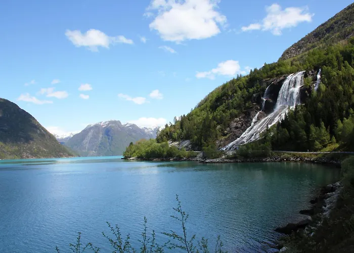 Fjordhytte-4 Nahe Trolltunga, Hardanger, Direkt Am Maurangerfjord In Besonders Attraktiver Umgebung Σπίτι διακοπών *